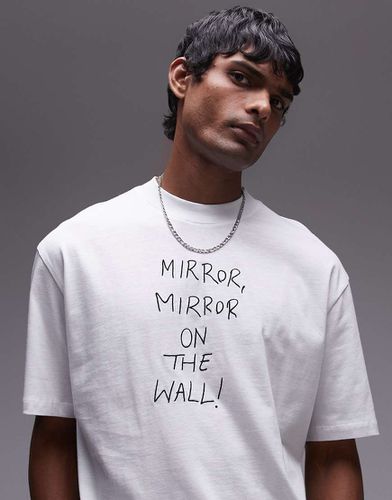 T-shirt oversize avec broderie Mirror, Mirror - Topman - Modalova