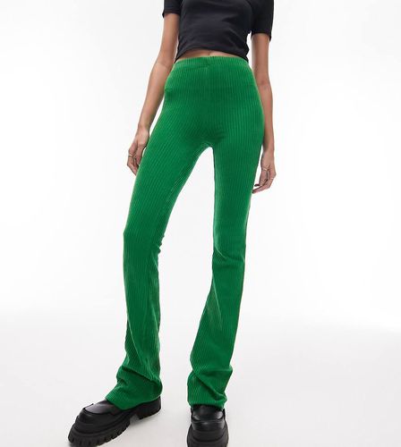 Pantalon évasé en velours côtelé extensible - Topshop Tall - Modalova