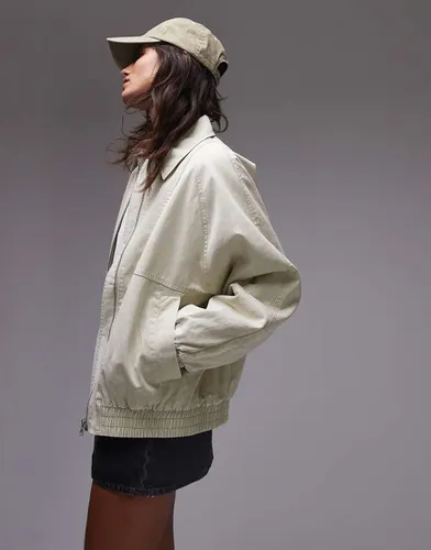 Bomber - Taupe délavé - Topshop - Modalova