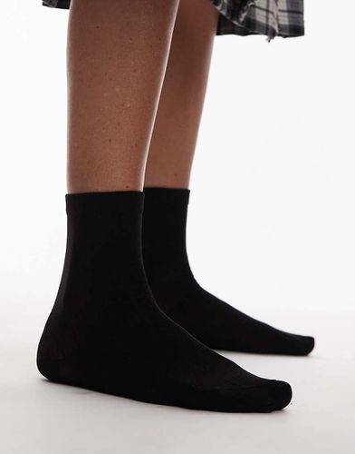 Chaussettes côtelées transparentes - Topshop - Modalova