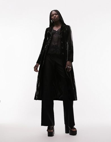 Manteau fluide en vinyle - Topshop - Modalova