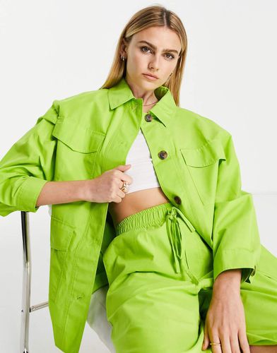 Topshop - Surchemise - Vert fluo - Topshop - Modalova