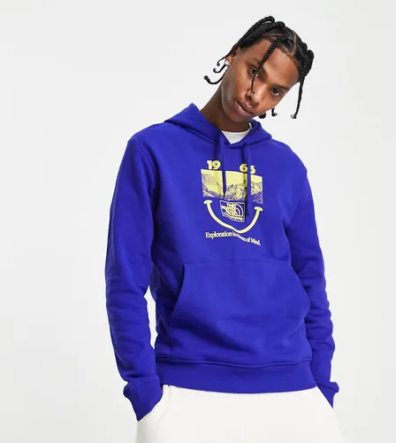 Smile Face - Sweat à capuche avec imprimé - foncé - Exclusivité ASOS - The North Face - Modalova