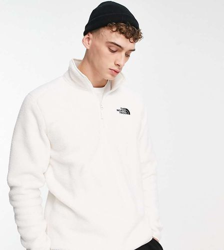 Exclusivité ASOS - Shispare - Polaire en sherpa à poils denses et col zippé - cassé - The North Face - Modalova