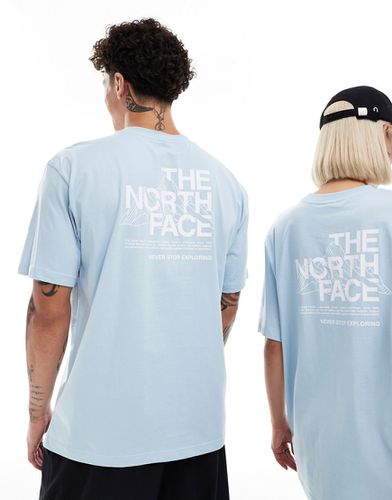 Mountain Sketch - T-shirt oversize imprimé au dos - clair - The North Face - Modalova