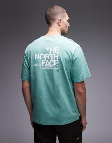 Mountain Sketch - T-shirt oversize imprim au dos - The North Face - Modalova
