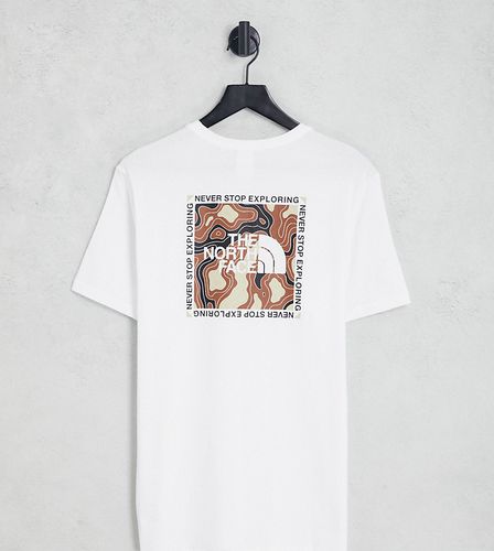 T-shirt à imprimé topographique au dos - - Exclusivité ASOS - The North Face - Modalova