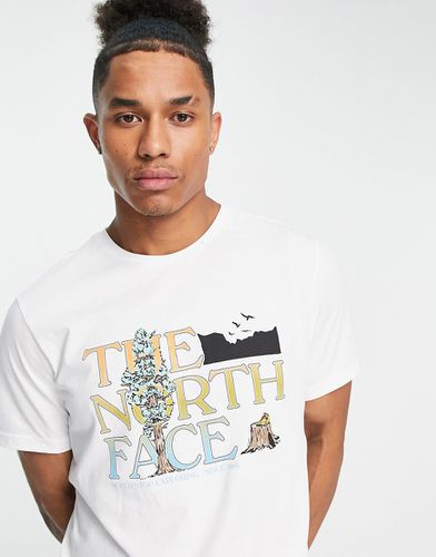 T-shirt avec imprimé graphique sur la poitrine - The North Face - Modalova