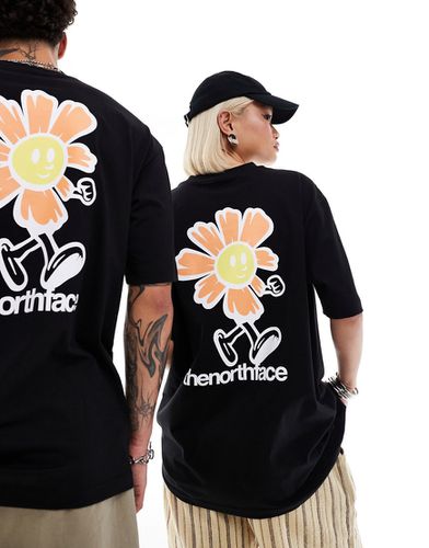 T-shirt oversize avec imprimé fleur au dos - The North Face - Modalova