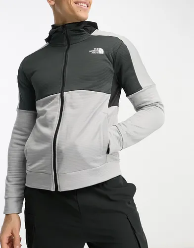 Training Mountain Athletic - Sweat à capuche zippé en polaire - Noir et gris - The North Face - Modalova