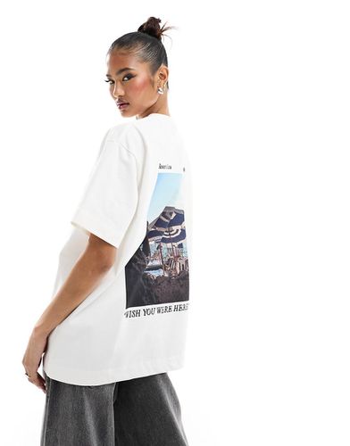 T-shirt avec imprimé photo au dos - cassé - The Couture Club - Modalova