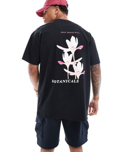 T-shirt oversize avec imprimé botanique au dos - Threadbare - Modalova