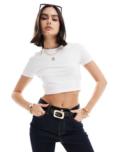 T-shirt crop top effet rétréci - Threadbare - Modalova