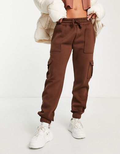 Donna - Pantalon de jogging cargo - chocolat - Threadbare - Modalova