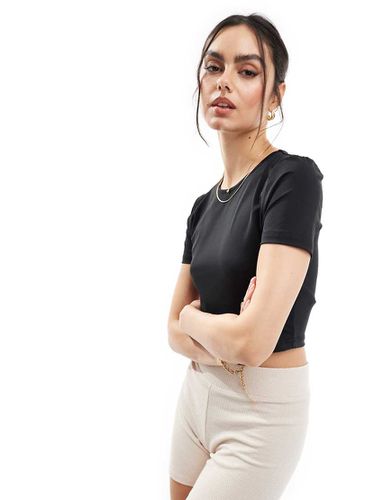 Maddy - T-shirt crop top ultra stretch - Threadbare - Modalova