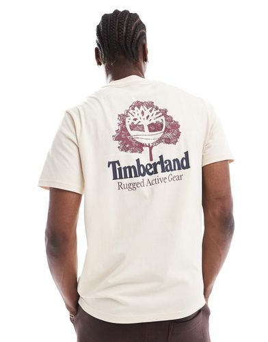 T-shirt avec grand logo arbre imprimé au dos - cassé - Timberland - Modalova