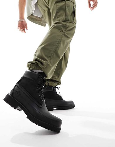 Bottines 6 pouces de qualité supérieure en cuir avec détail en caoutchouc au bout - Vert - Timberland - Modalova