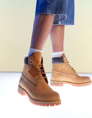 Bottines 6 pouces de qualité supérieure en nubuck - Fauve blé - Timberland - Modalova