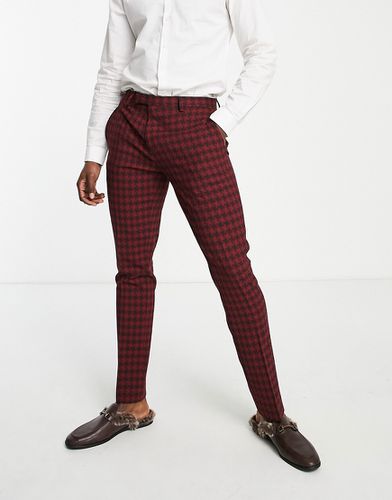 Gallant - Pantalon de costume à carreaux - et rouge - Twisted Tailor - Modalova