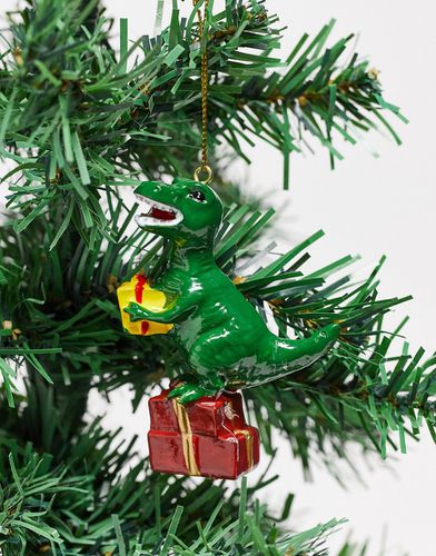 Décoration de Noël T-Rex avec cadeaux - Typo - Modalova
