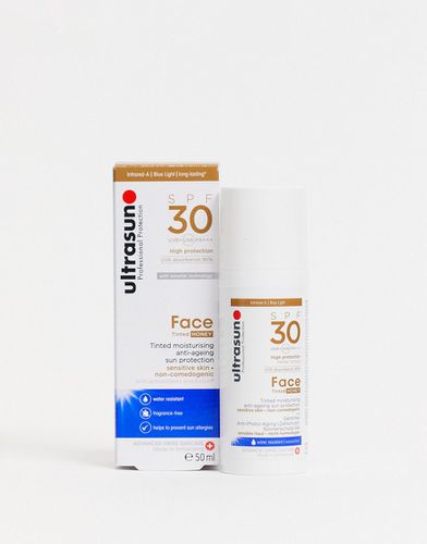 Protection solaire teintée anti-âge IP30 visage pour peaux très sensibles - 50 ml - Ultrasun - Modalova