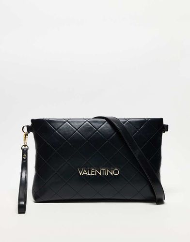 Valentino - Nur Re - Grande pochette matelassée avec dragonne - Valentino Bags - Modalova