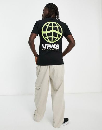 Worldwide - T-shirt imprimé dans le dos - Noir - Vans - Modalova