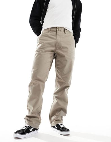 Authentic - Pantalon chino ample et décontracté - Taupe - Vans - Modalova