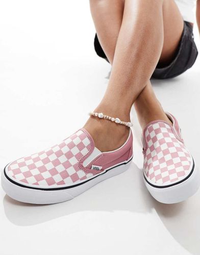 Classic - Baskets à damier à enfiler - et blanc - Vans - Modalova