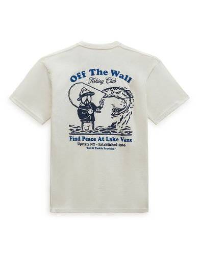 Fishing Club - T-shirt à manches courtes avec poche - Marshmallow - Vans - Modalova