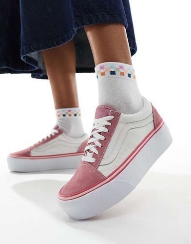 Old Skool Stackform - Baskets compensées - Rose et blanc - Vans - Modalova