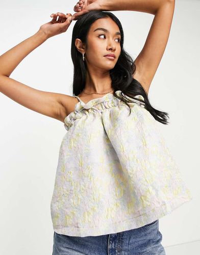 Caraco d'ensemble en jacquard imprimé - Pastel - Vero Moda - Modalova