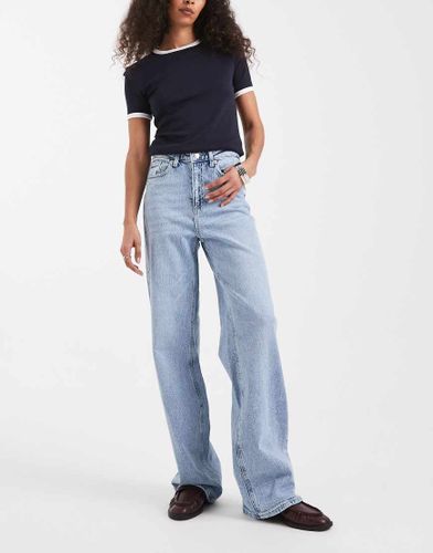 Jean large  taille haute - clair dlav - Vero Moda - Modalova