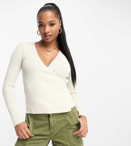 Top cache-caur - Crème - Vero Moda Petite - Modalova