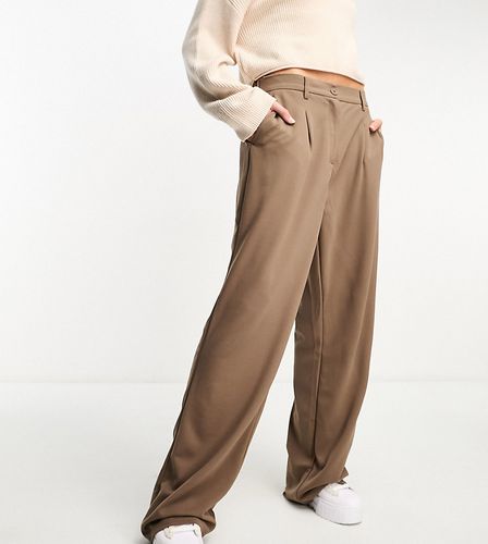 Pantalon large - Marron - Vero Moda Tall - Modalova