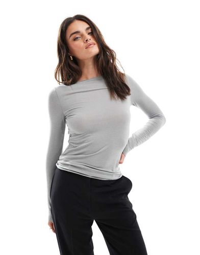 Top effet seconde peau en jersey - clair - Vero Moda - Modalova