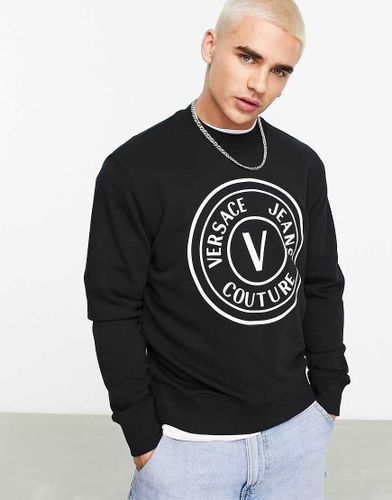 Sweat avec logo - Noir - Versace Jeans Couture - Modalova