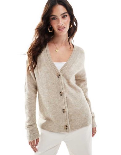 Gilet boutonn - Naturel chin - Vila - Modalova