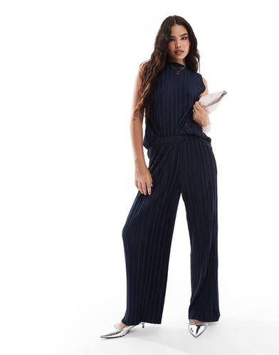 Pantalon large d'ensemble en tissu plissé - Vila - Modalova