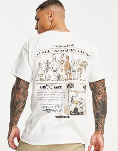 Swim Club - T-shirt imprimé au dos - Vintage Supply - Modalova