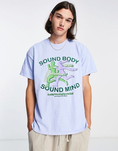 T-shirt à inscription Sound Body, Sound Mind » - Vintage Supply - Modalova