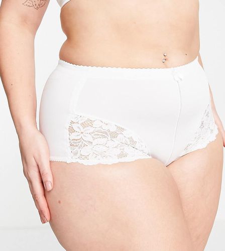 Culotte en dentelle à taille haute - Yours - Modalova