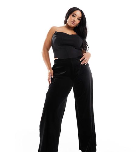 Pantalon ample en velours - Yours - Modalova