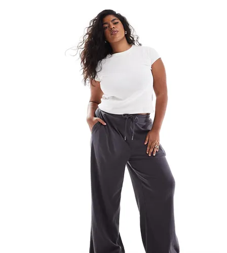 Pantalon de jogging large en tissu côtelé - Yours - Modalova