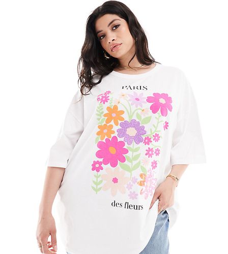 T-shirt à imprimé fleurs - Yours - Modalova
