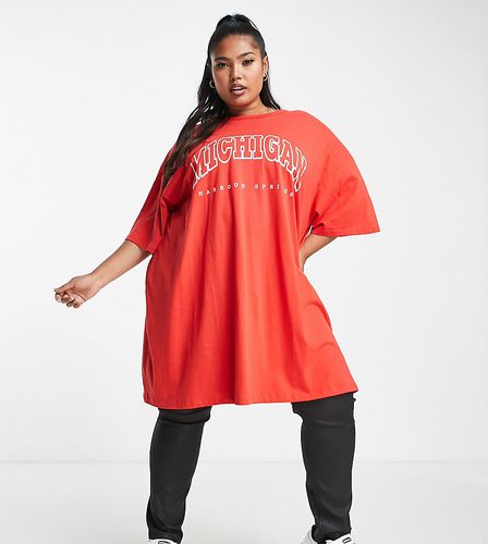 T-shirt oversize avec inscription LA - Yours - Modalova