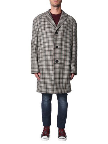 manteau louis vuitton 38 m en laine gris capuche en
