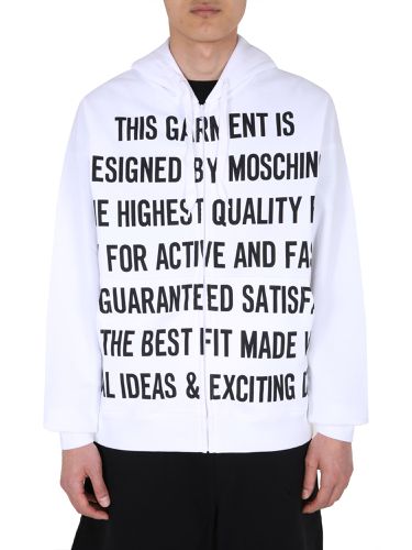 Moschino sweatshirt with zip - moschino - Modalova