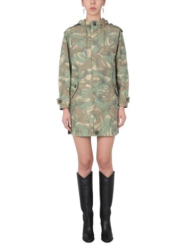 Saint laurent printed parka - saint laurent - Modalova