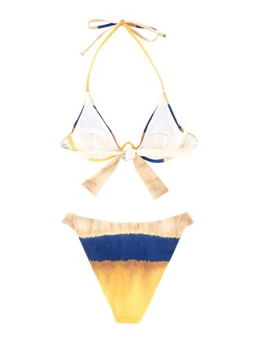 Bikini set with tie dye print - alberta ferretti - Modalova
